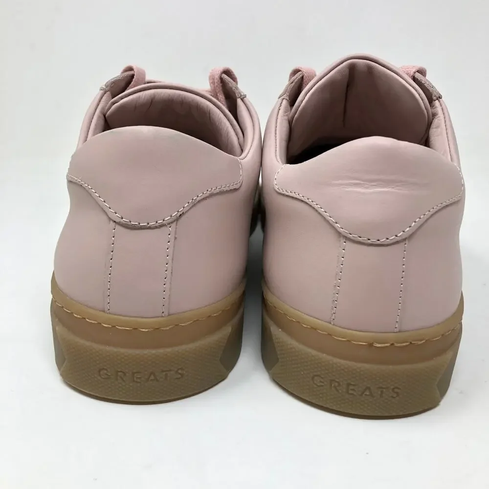 GREATS Brooklyn Royale‎ Blush Gum Fashion Sneaker Pink Trainer Womens Size 10